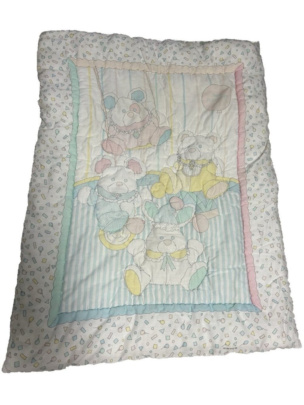 Vintage Baby Puffalumps Blanket Comforter